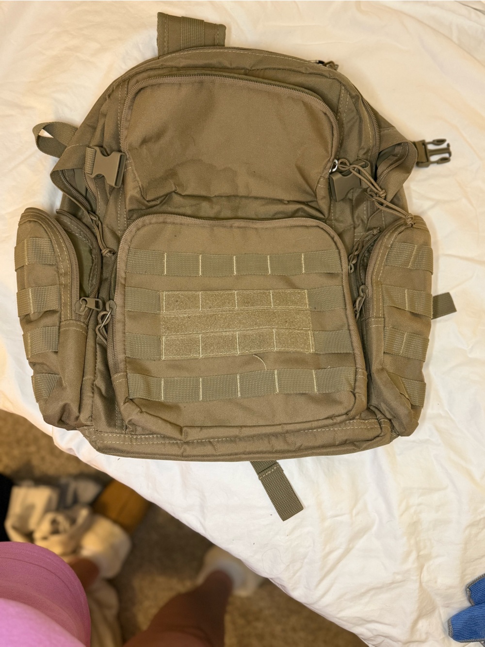 Tactical MOLLE Backpack in Coyote/Tan